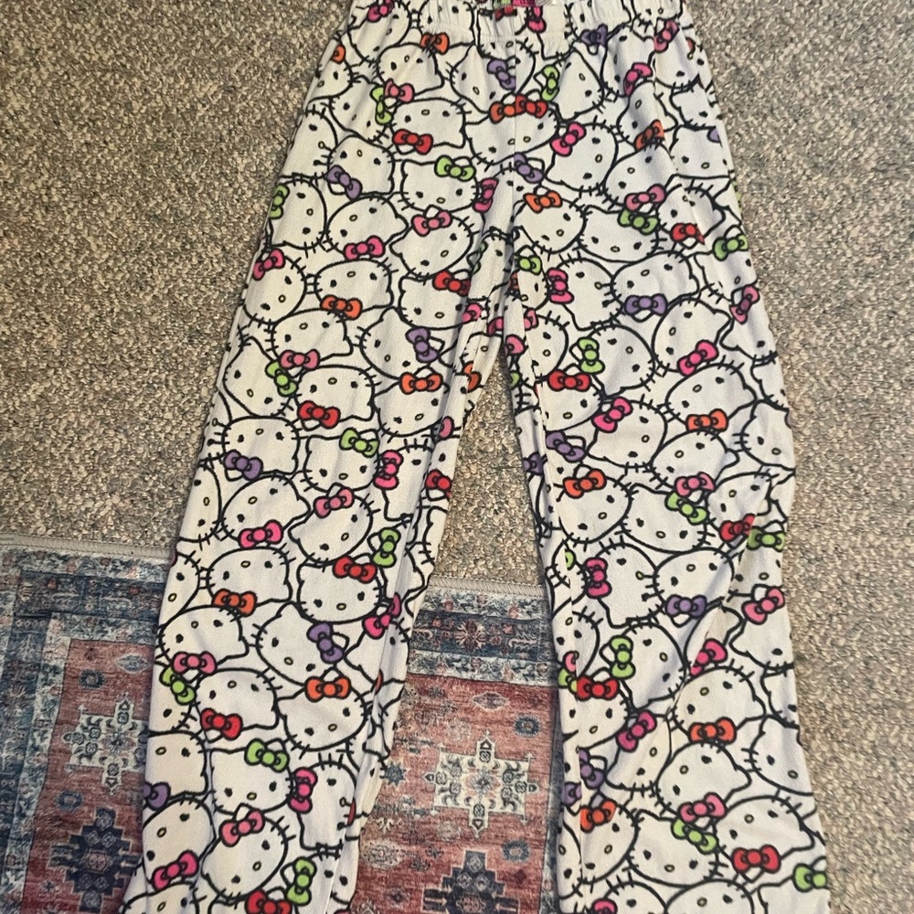 Y2K Hello Kitty Sanrio Pajama Pants Adult Size Small